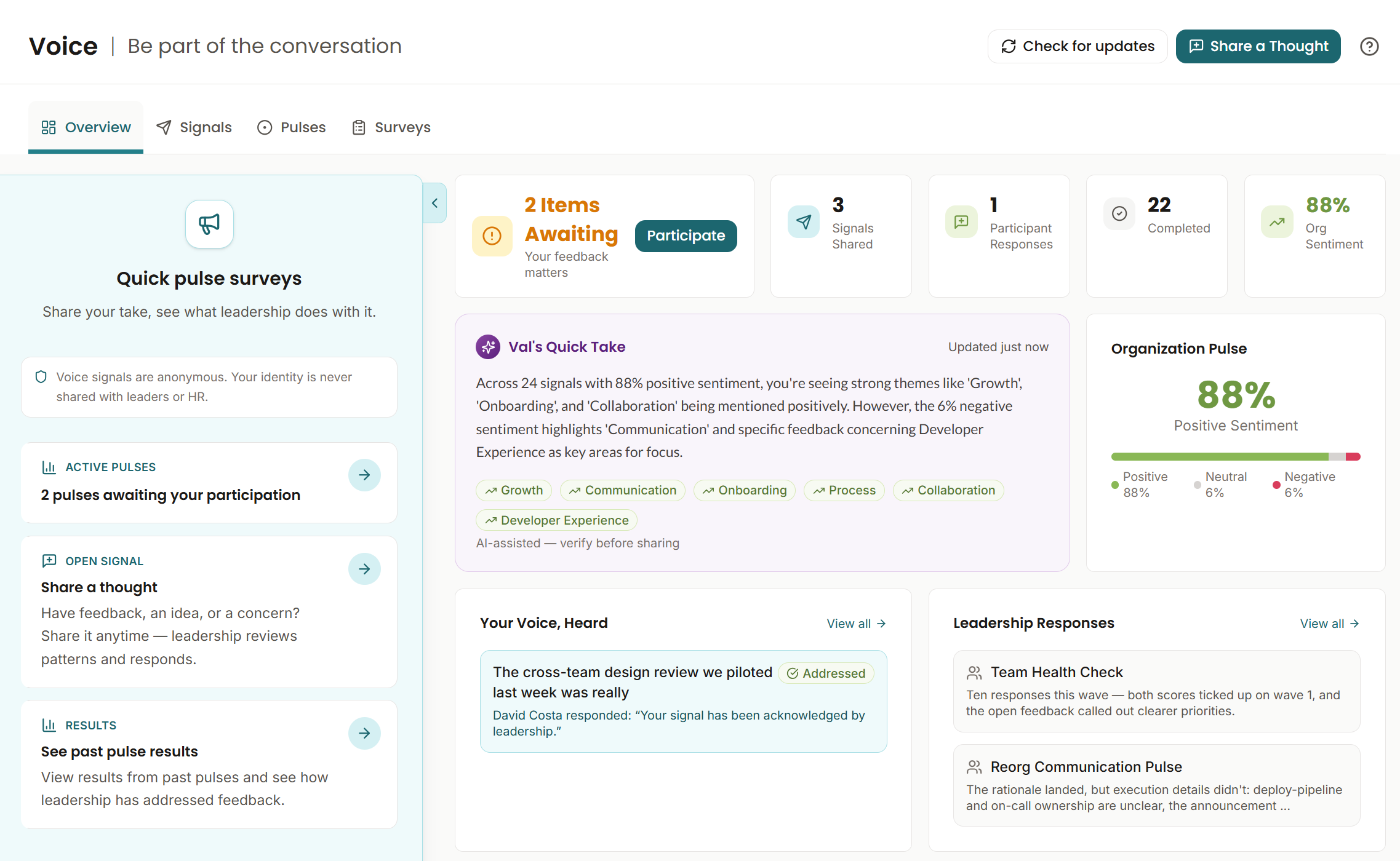 Engage — employee voice